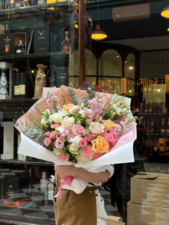 Romantic Sunset Blush Bouquet