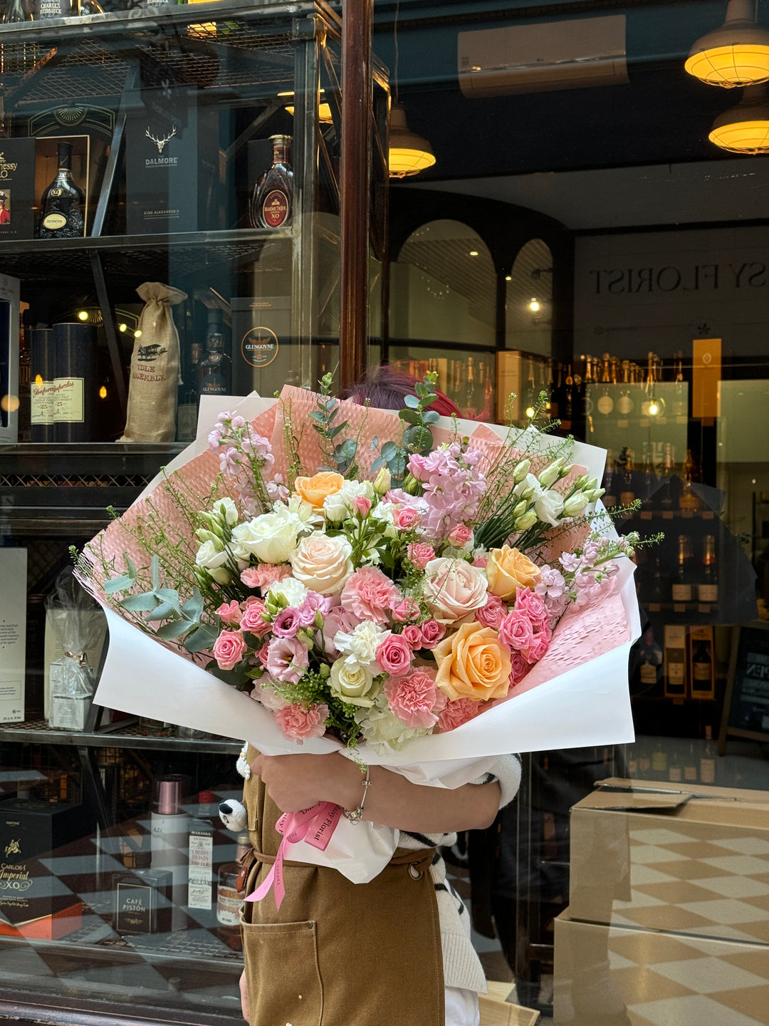 Romantic Sunset Blush Bouquet