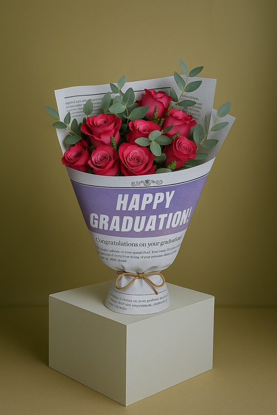 Purple Passion Posy: Elegant Purple Roses Arrangement | Daisy Florist