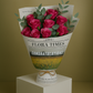 Purple Passion Posy: Elegant Purple Roses Arrangement | Daisy Florist