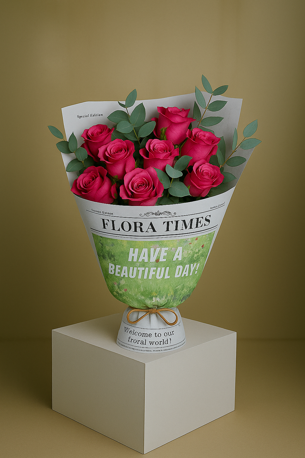 Purple Passion Posy: Elegant Purple Roses Arrangement | Daisy Florist