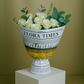 Pearl Whisper Bouquet: Luxurious White Roses Arrangement