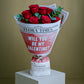 Crimson Love Symphony: Red Roses Arrangement | Daisy Florist