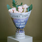 Rosy Reverie Bouquet: Delicate Pink Roses Ensemble