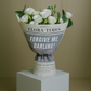 Ivory Elegance Ensemble: Sophisticated White Mixed Fresh Flower Bouquet