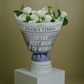 Ivory Elegance Ensemble: Sophisticated White Mixed Fresh Flower Bouquet