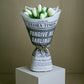 Moonlight Tulip Serenade: Elegant White Tulips Fresh Flower Bouquet