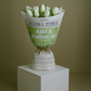 Moonlight Tulip Serenade: Elegant White Tulips Fresh Flower Bouquet