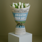 Moonlight Tulip Serenade: Elegant White Tulips Fresh Flower Bouquet