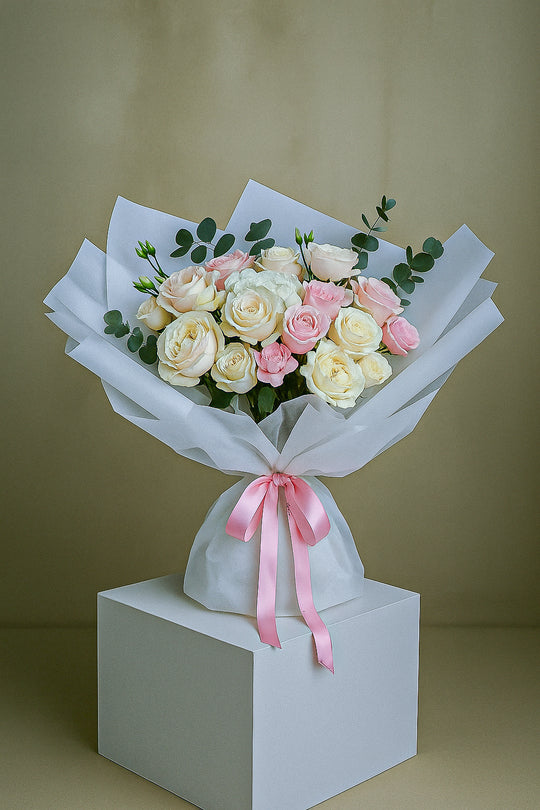 Bright & Light Bouquet - Mixed Fresh Flowers | Daisy Florist