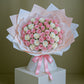 Blushing Miniature Spray Roses Medley Bouquet