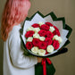 Mix of Red and White Roses - Elegant Floral Gift | Daisy Florist