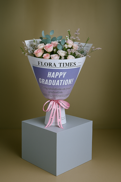 Soft Romance Bouquet - A Delicate Mix of Pink and White Flowers | Daisy Florist