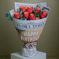 Citrine Charm Bouquet: Vibrant Orange Roses Arrangement