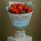 Citrine Charm Bouquet: Vibrant Orange Roses Arrangement