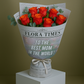 Citrine Charm Bouquet: Vibrant Orange Roses Arrangement