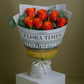 Citrine Charm Bouquet: Vibrant Orange Roses Arrangement