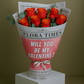 Citrine Charm Bouquet: Vibrant Orange Roses Arrangement