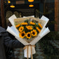 Bouquet of Sunflowers & Fresh Foliage | Daisy Florist