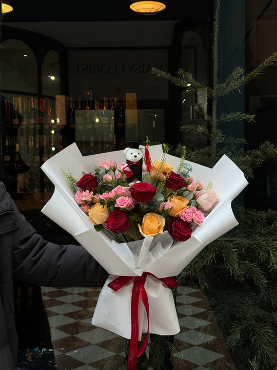 Sweet Blossoms - Cheerful Mixed Roses | Daisy Florist