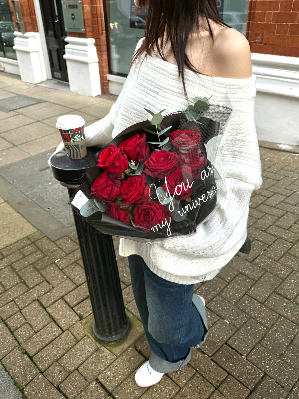 Romantic Red Rose Bouquet | Daisy Florist