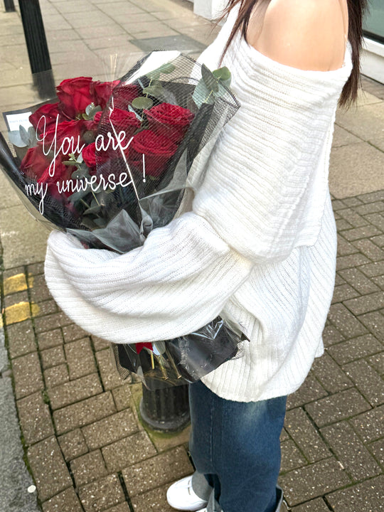 Romantic Red Rose Bouquet | Daisy Florist