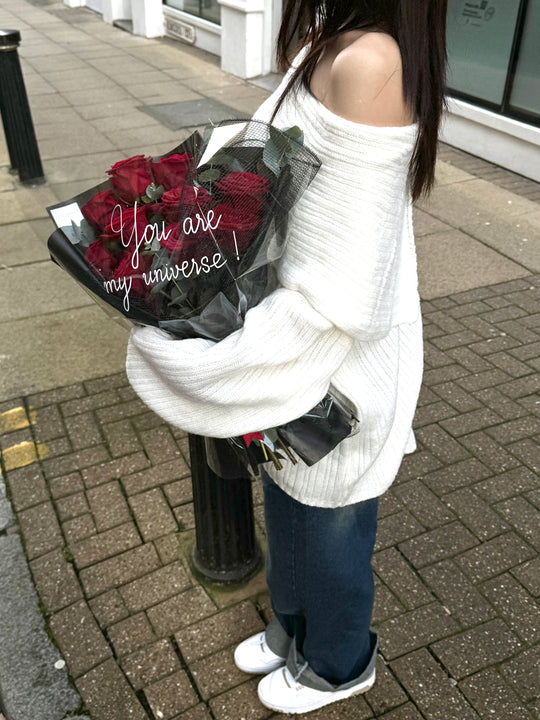 Romantic Red Rose Bouquet | Daisy Florist