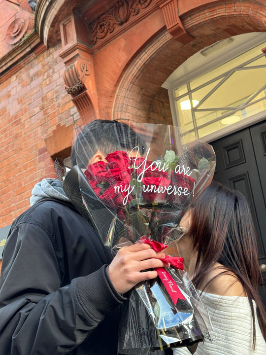 Romantic Red Rose Bouquet | Daisy Florist