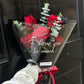 Crimson Kiss Cluster: Red Roses with Foliage | Daisy Florist