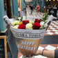 Happy Birthday Bouquet: Red, Orange and White Mixed Flowers