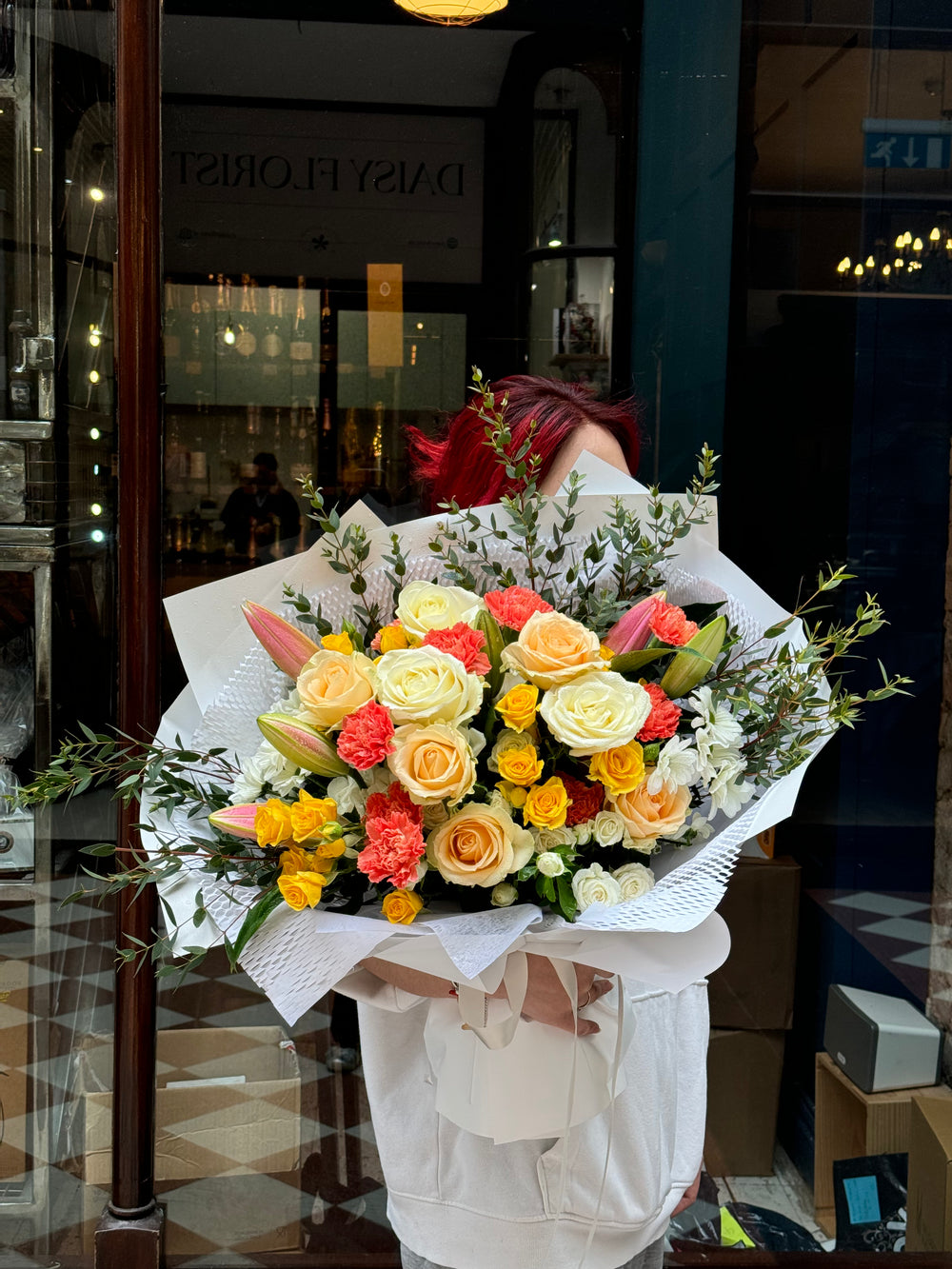 Mixed Colourful Bouquet - Beautiful Fresh Garden | Daisy Florist