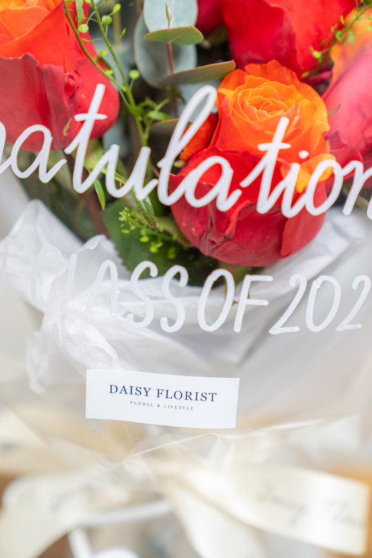 Sunset Glow Bouquet: Warm Orange Roses Arrangement