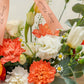 Sunrise Serenity Box: Orange and White Mixed Fresh Flower Box for Easter | Daisy Florist