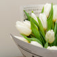 Moonlight Tulip Serenade: Elegant White Tulips Fresh Flower Bouquet