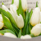 Moonlight Tulip Serenade: Elegant White Tulips Fresh Flower Bouquet