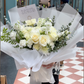 Fresh Flowers: Mix White Flowers Bouquet | Daisy Florist