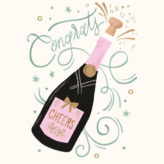 Happy Graduation / Cheers / Congratulations Card