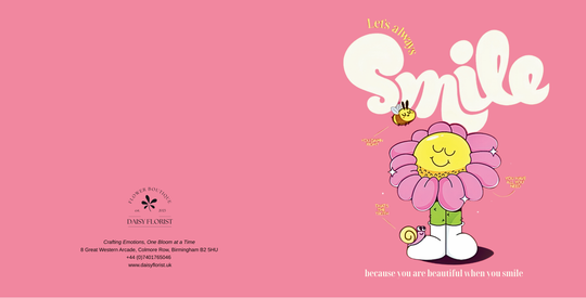 Inspirational / Encouragement / Positivity / Thinking of You / Friendship / Self Care “Always Smile” Greeting Card