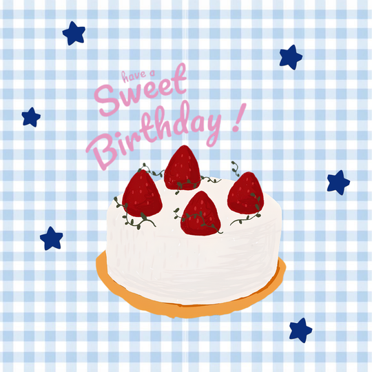 Birthday / Happy Birthday / Cake / Celebration / Party / Sweet Treat “Sweet Birthday Cake” Greeting Card