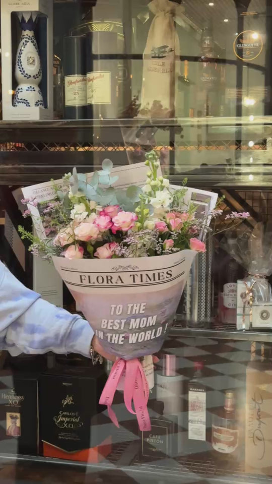 Soft Romance Bouquet - A Delicate Mix of Pink and White Flowers | Daisy Florist