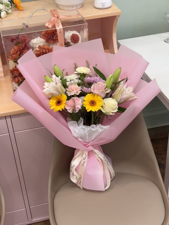 Petite Garden Delight Bouquet: Mixed  Fresh Flower Bouquet - Perfect All Occasions