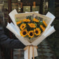 Bouquet of Sunflowers & Fresh Foliage | Daisy Florist